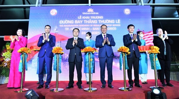 Vietnam Airlines opere avec succes son premier vol direct vers les Etats-Unis hinh anh 1