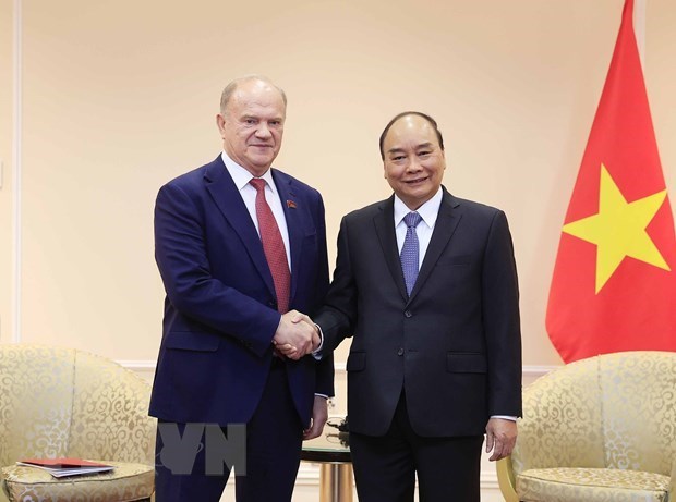 Le Vietnam souhaite renforcer l’amitie avec le Parti communiste de la Federation de Russie hinh anh 1