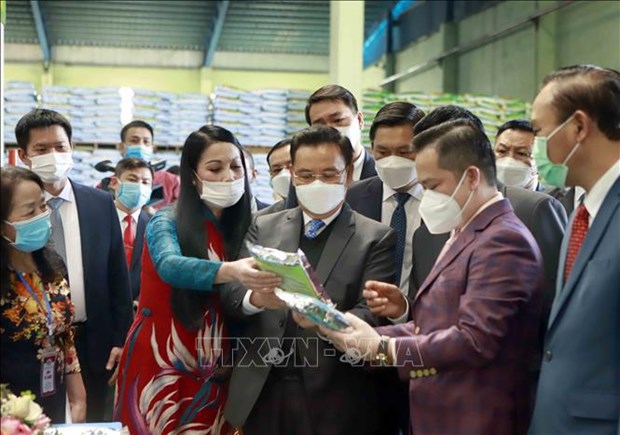 Une delegation de l’AN du Laos en visite a Vinh Phuc hinh anh 1