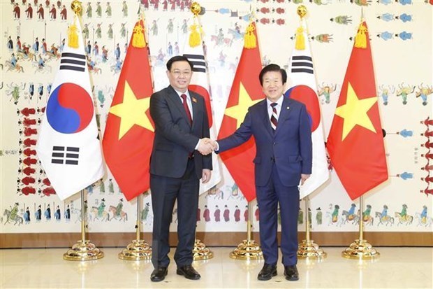 Le Vietnam et la R. de Coree vont forger un partenariat strategique integral hinh anh 1