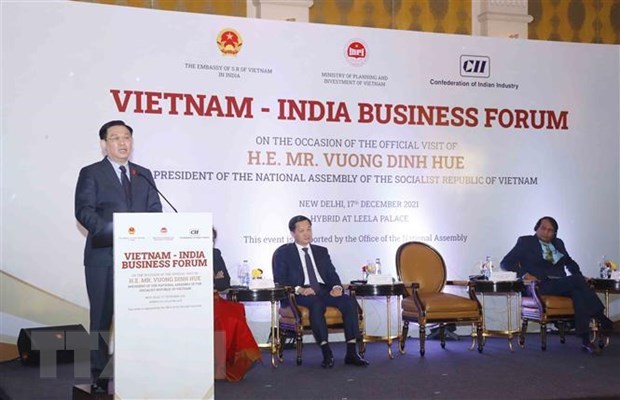 Le president de l’AN Vuong Dinh Hue au Forum d’entreprises Vietnam – Inde hinh anh 2