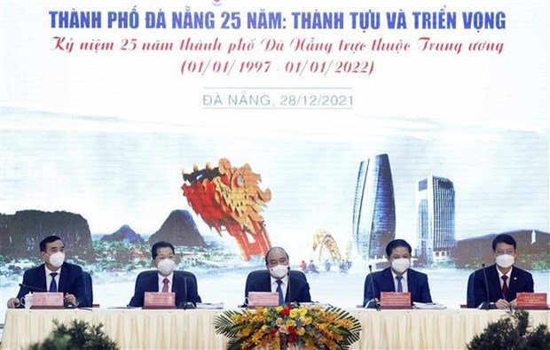 Le president loue Da Nang pour avoir su reveiller le potentiel humain hinh anh 1