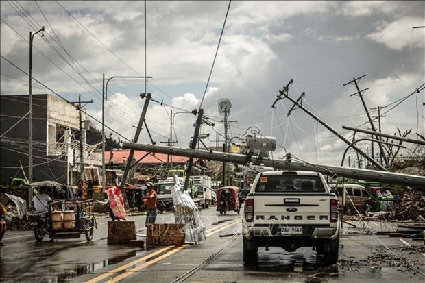 Les Philippines mises en garde contre la crise sanitaire due au typhon Rai hinh anh 1