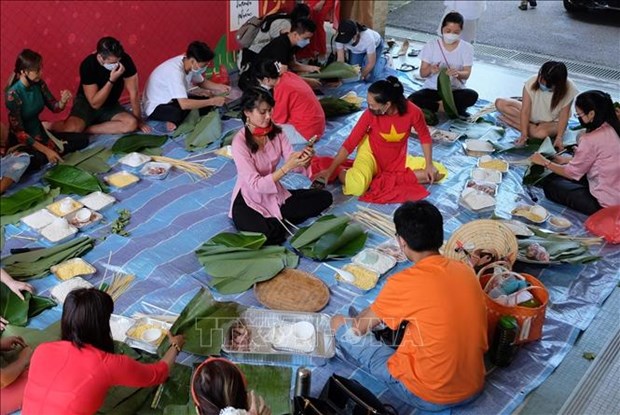 Rencontre au Cambodge pour celebrer le Nouvel An lunaire 2022 hinh anh 2