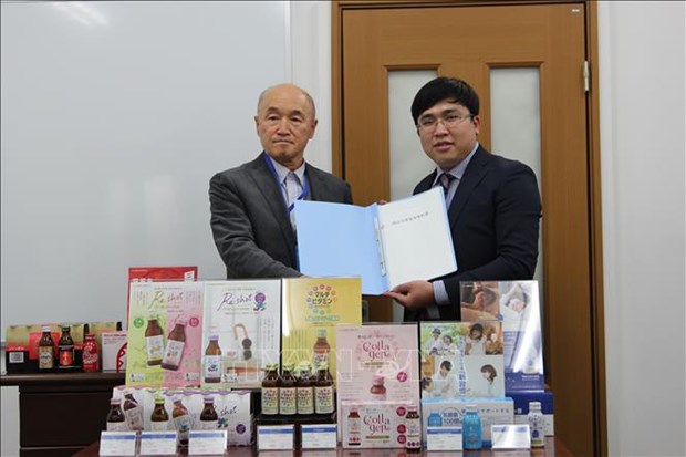 Une societe du VN obtient les droits exclusifs de distribution des boissons de beaute japonaises hinh anh 1