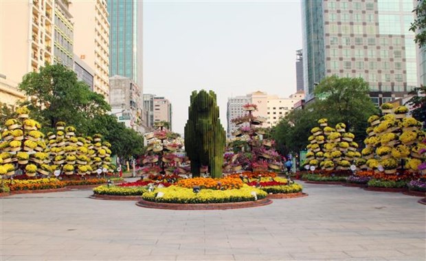 Ouverture de la rue des fleurs Nguyen Hue a Ho Chi Minh-Ville hinh anh 1