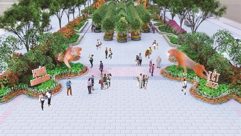 La rue florale Nguyen Hue pour le Tet du Tigre hinh anh 1