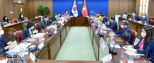Entretien entre les ministres vietnamien et sud-coreen des Affaires etrangeres hinh anh 1