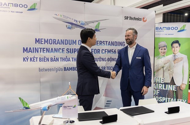 Bamboo Airways signe des accords avec SR Technics et Boeing Digital Solutions hinh anh 1