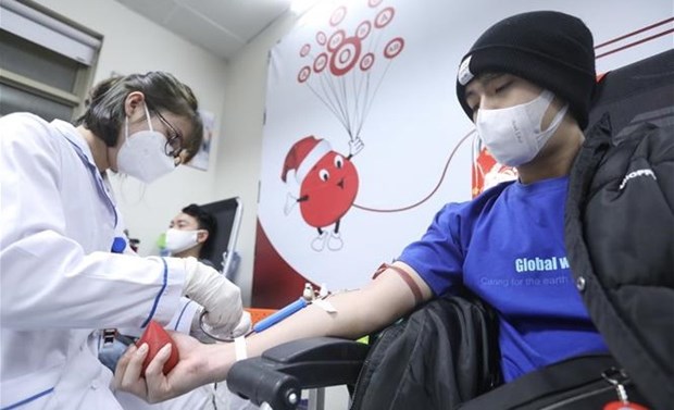 Plus de 8.600 unites de sang collectees lors de la Fete du Printemps rouge 2022 hinh anh 1