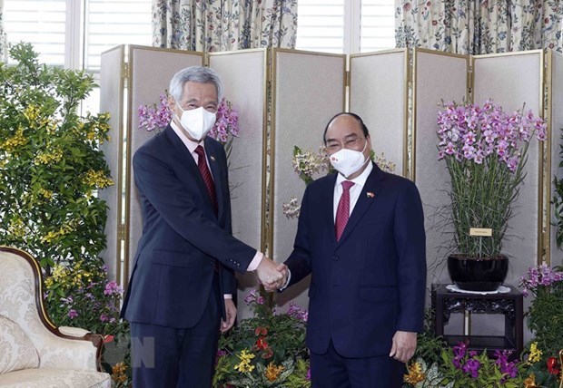 Le Vietnam et Singapour conviennent de booster leur cooperation integrale hinh anh 1