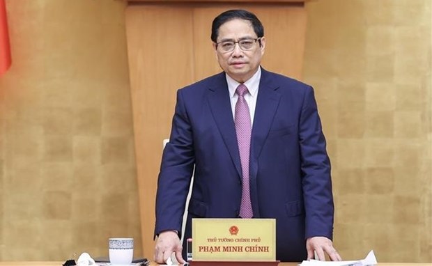 Le PM preside une reunion du gouvernement sur l’elaboration des lois hinh anh 1