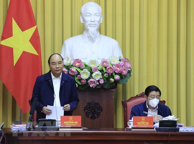 Le president Nguyen Xuan Phuc veut accelerer le projet d’Etat de droit socialiste hinh anh 1
