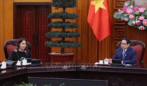 Le PM Pham Minh Chinh recoit l’ambassadrice neo-zelandaise au Vietnam hinh anh 1