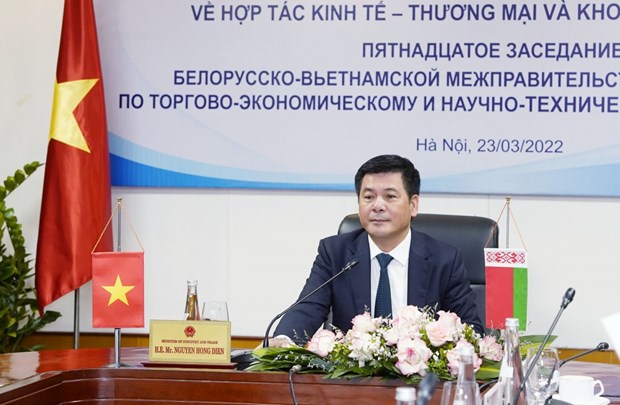 Le Comite intergouvernemental Vietnam-Bielorussie tient sa 15e session hinh anh 1