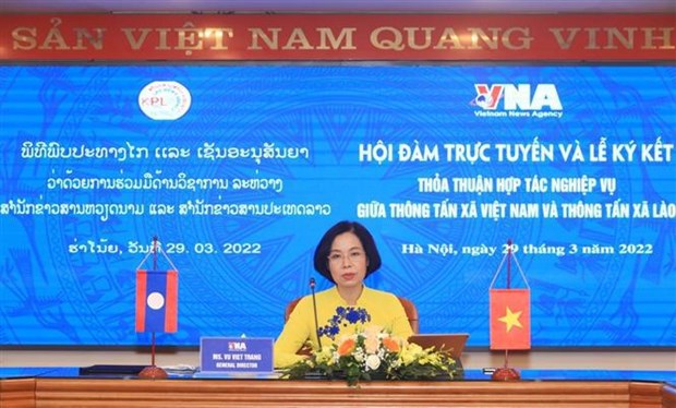 Presse : la VNA et la KPL renforcent leur cooperation hinh anh 1