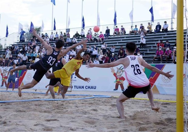 SEA Games 31-Handball : les Vietnamiens regalent d’entree hinh anh 1