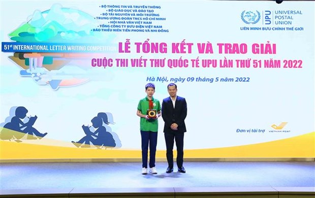 Concours epistolaire national de l’UPU 2022 : Nguyen Binh Nguyen, sur les ailes du vent hinh anh 1