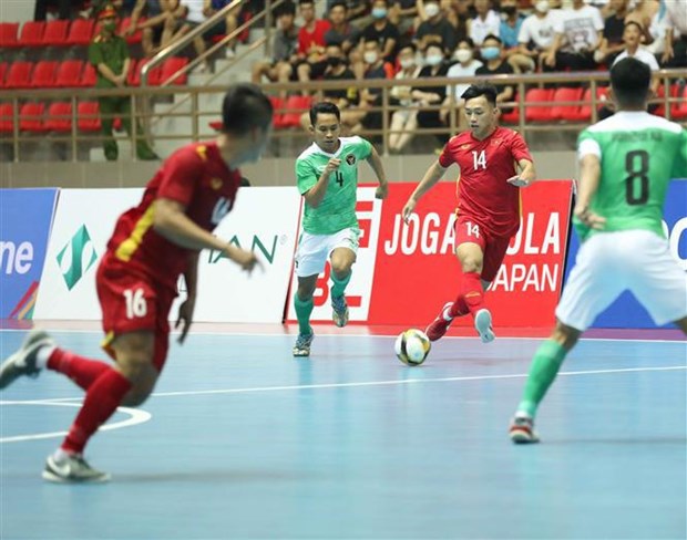 SEA Games 31 - Futsal : match nul entre Vietnam et Indonesie hinh anh 1