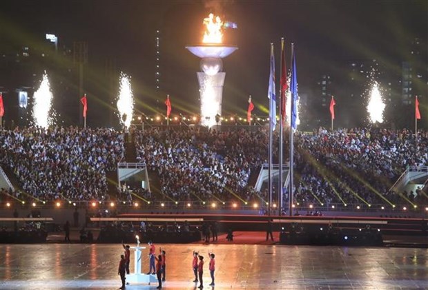 Ouverture solennelle des 31e Jeux sportifs d'Asie du Sud-Est a Hanoi hinh anh 1