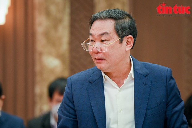Hanoi: le vice-president permanent Le Hong Son gere les activites du Comite populaire municipal hinh anh 1