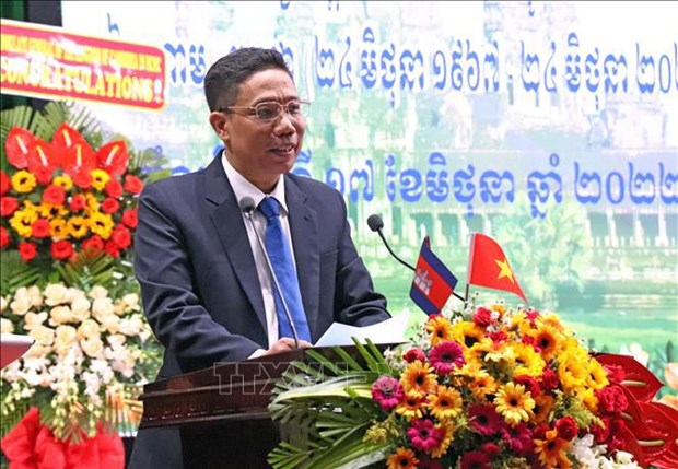 Can Tho fete le 55e anniversaire des relations Vietnam-Cambodge hinh anh 1