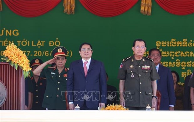 Le Cambodge commemore la victoire soutenue par le Vietnam sur le regime genocidaire hinh anh 1