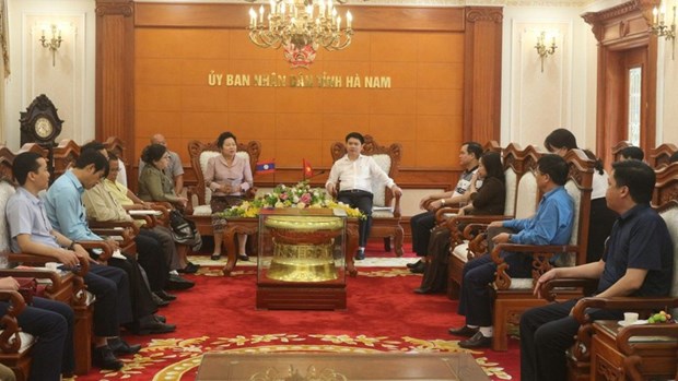 Syndicat : une delegation du Laos en visite dans la province de Ha Nam hinh anh 1