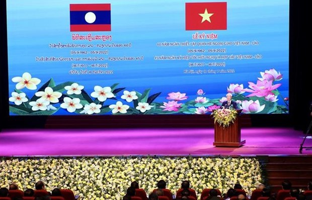 Le leader du Parti reaffirme les relations speciales et uniques Vietnam-Laos hinh anh 1