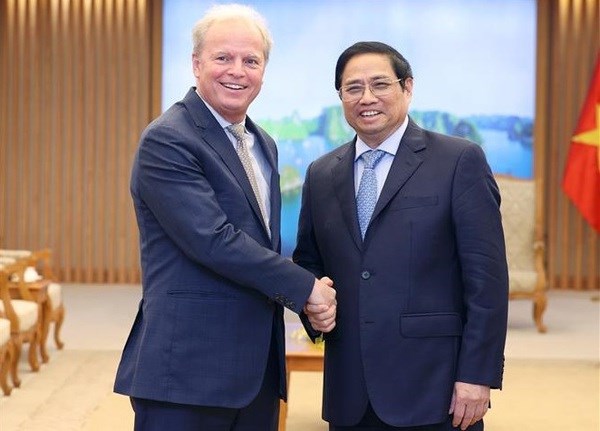Le Premier ministre Pham Minh Chinh recoit le Directeur general des operations de la BM hinh anh 1
