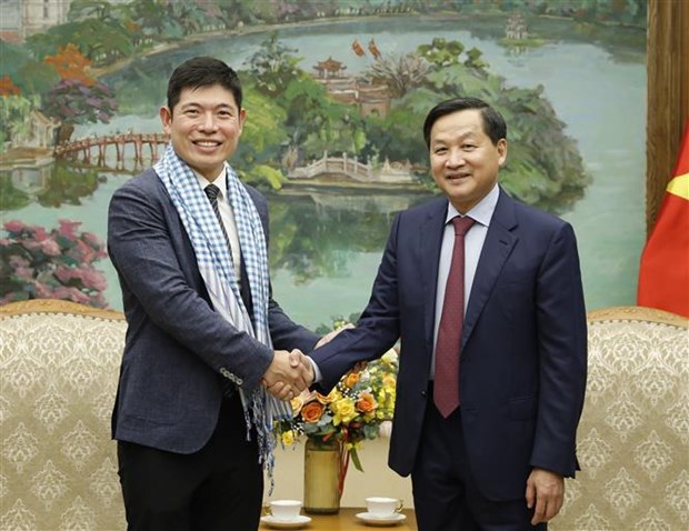 Le vice-PM Le Minh Khai recoit le directeur general de Grab hinh anh 1