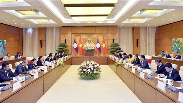 Vietnam-Laos: Approfondissement de la cooperation entre les organes legislatifs hinh anh 1