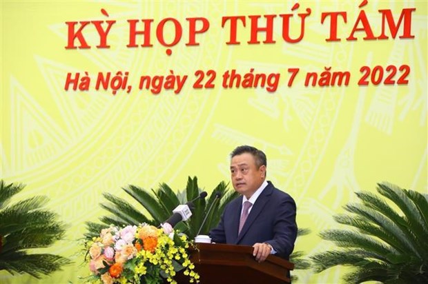 Tran Sy Thanh elu au poste de president du Comite populaire de Hanoi hinh anh 1