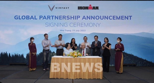 Vinfast et Ironman annoncent un partenariat mondial hinh anh 1