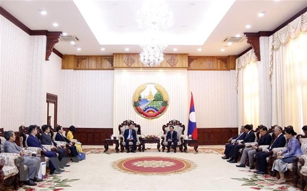 Le PM Phankham Viphavanh salue les liens entre la VAST et des ministeres lao hinh anh 1