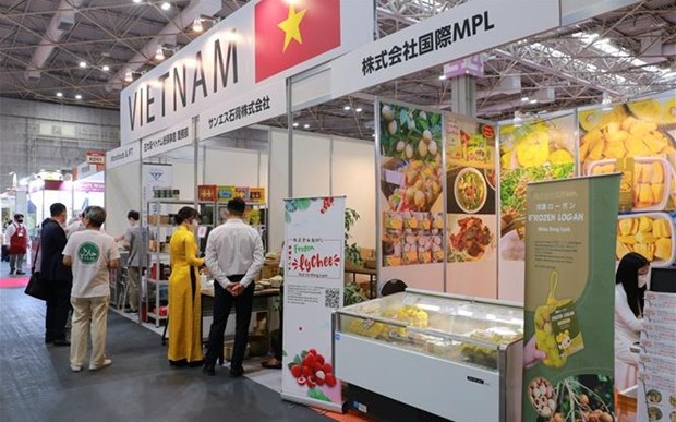 Les produits vietnamiens au Foodex Japan in Kansai 2022 sont apprecies de nombreux visiteurs hinh anh 1