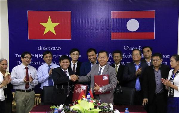 Vietnam-Laos : Une cooperation amicale etroite entre les deux agences de presse hinh anh 1