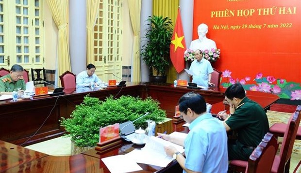 Le president Nguyen Xuan Phuc appelle a relever les defis de securite hinh anh 1