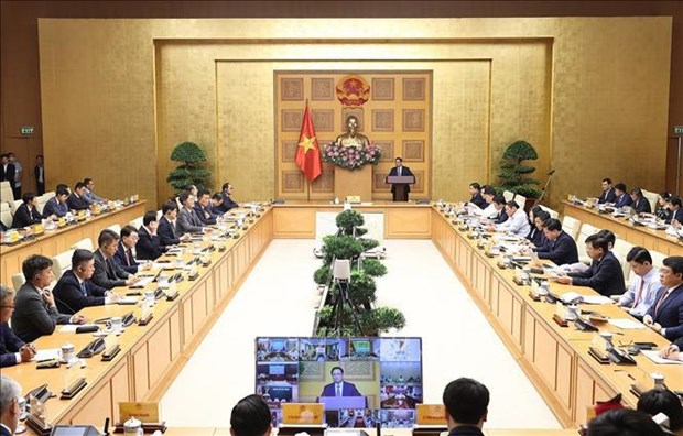 Le Premier ministre Pham Minh Chinh dialogue avec les entreprises sud-coreennes hinh anh 4