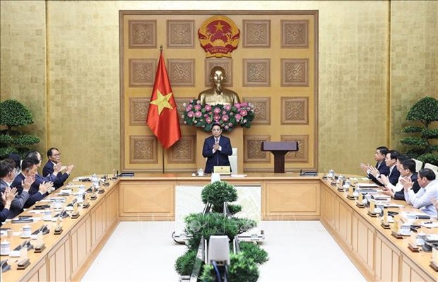 Le Premier ministre Pham Minh Chinh dialogue avec les entreprises sud-coreennes hinh anh 1