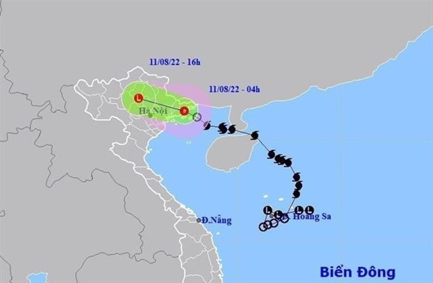 Le typhon Mulan s’est affaibli en une depression tropicale hinh anh 1