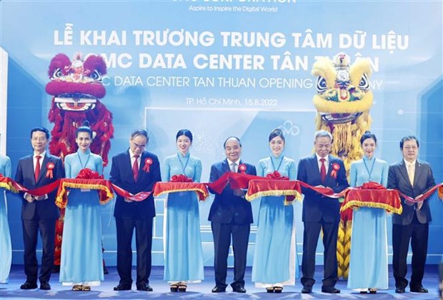 Inauguration du centre de donnees CMC Tan Thuan a Ho Chi Minh-Ville hinh anh 1