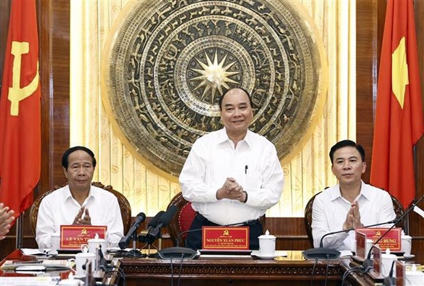 Le chef de l’Etat travaille avec la province de Thanh Hoa hinh anh 1