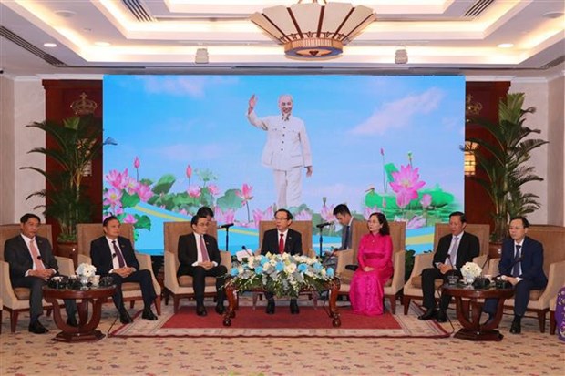 Ho Chi Minh-Ville promeut la cooperation multiforme avec des localites lao hinh anh 1