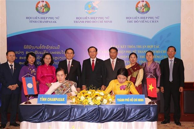 Ho Chi Minh-Ville promeut la cooperation multiforme avec des localites lao hinh anh 2