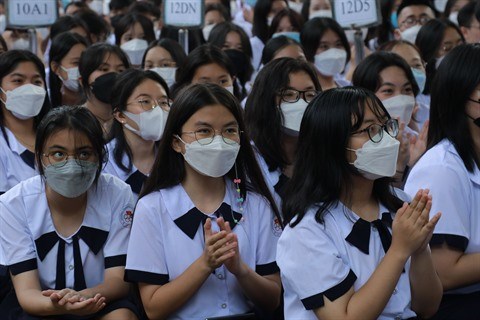 Les eleves de Ho Chi Minh-Ville animent la rentree scolaire hinh anh 1