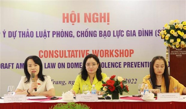 Le projet de loi sur la violence domestique (amendee) discute a Khanh Hoa hinh anh 1
