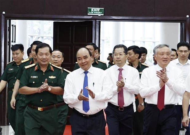 Don Nhat - Hai Van Quan met son empreinte sur la construction du dispositif de guerre populaire hinh anh 1