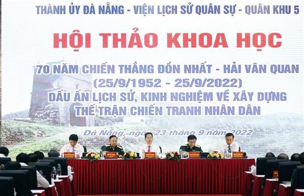Don Nhat - Hai Van Quan met son empreinte sur la construction du dispositif de guerre populaire hinh anh 2