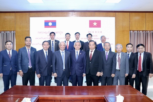 Promotion de la cooperation entre les Comites pour la paix du Vietnam et du Laos hinh anh 1